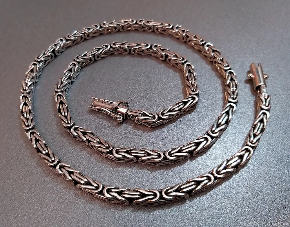 Fox Tail Chain Silver 63cv