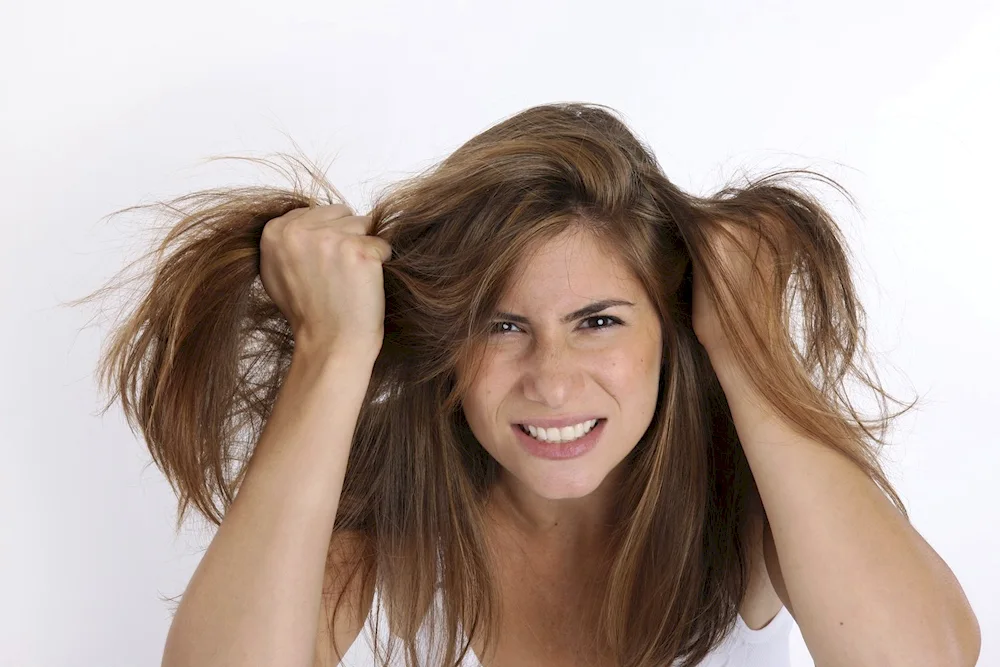 Sloppy hair