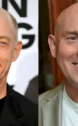Shaved bald