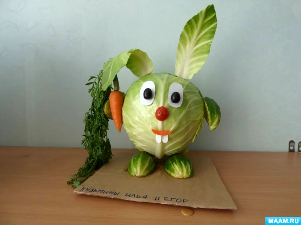 Vegetable figurines