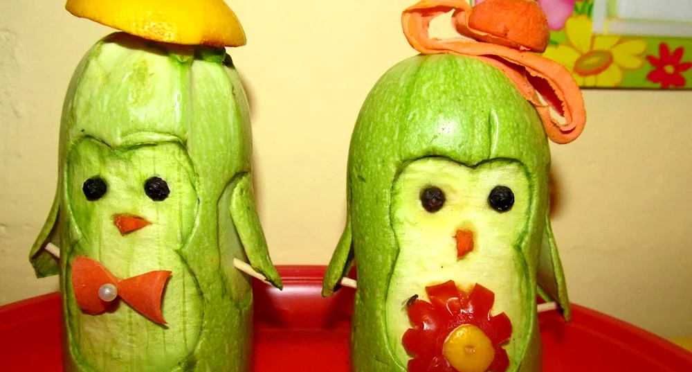 Crafts of vegetables
