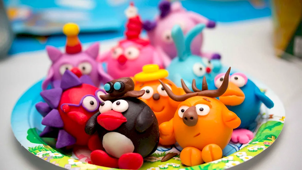 Plasticine crafts