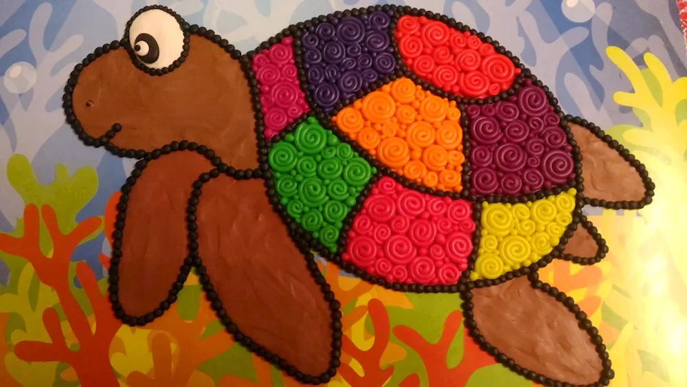 Plastilin paintings