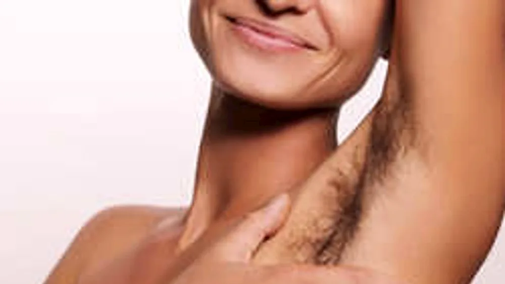 Sweaty women's armpits