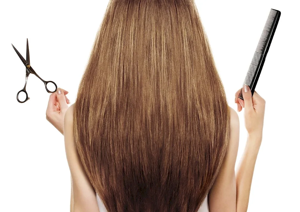 Haircut long bob