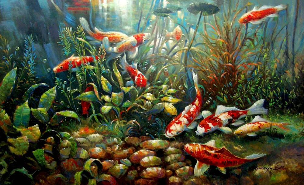 The Underwater World of Artists Paintings