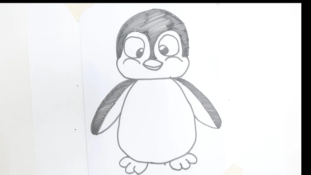 Penguin drawing