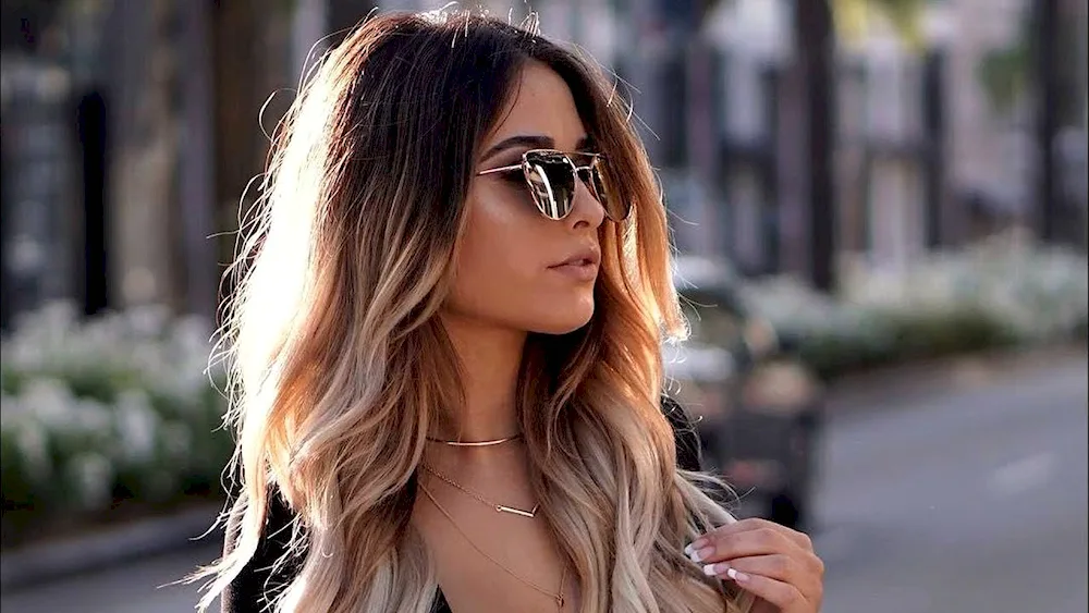 Ombre hair colouring