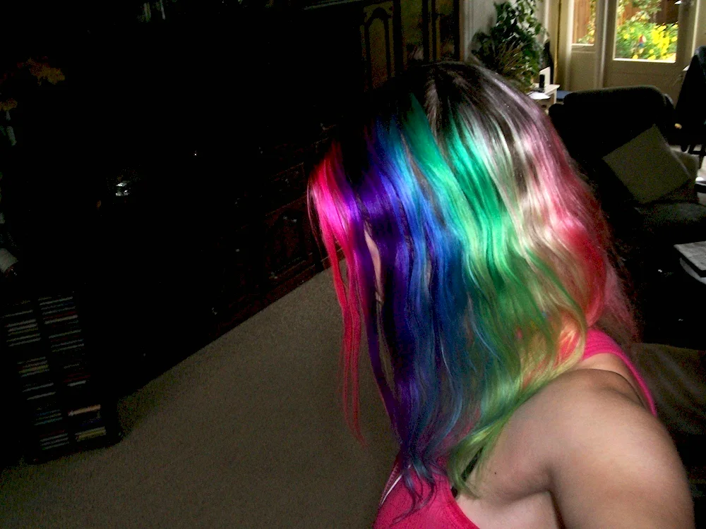 Purple hair