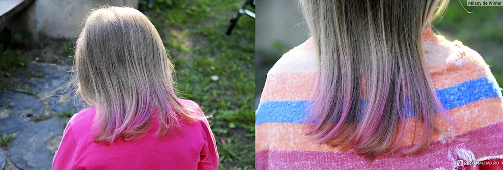 Beautiful hair colouring