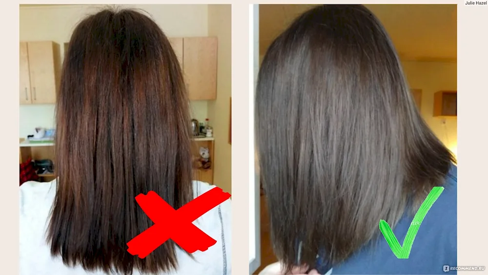 Dye your hair russet without redness
