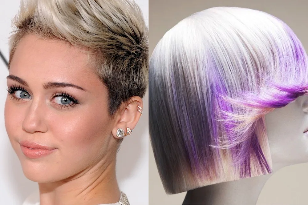 Long bob colouring