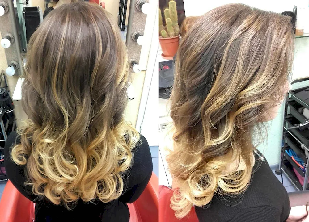 Melting hair ends