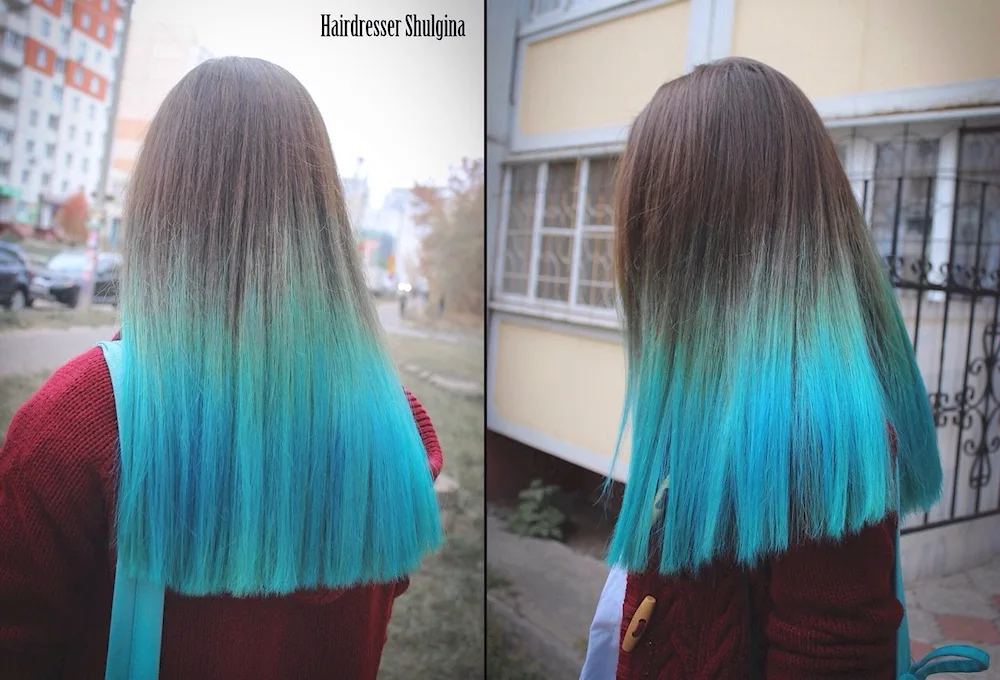 Pink tonic hair colouring on blonde hair