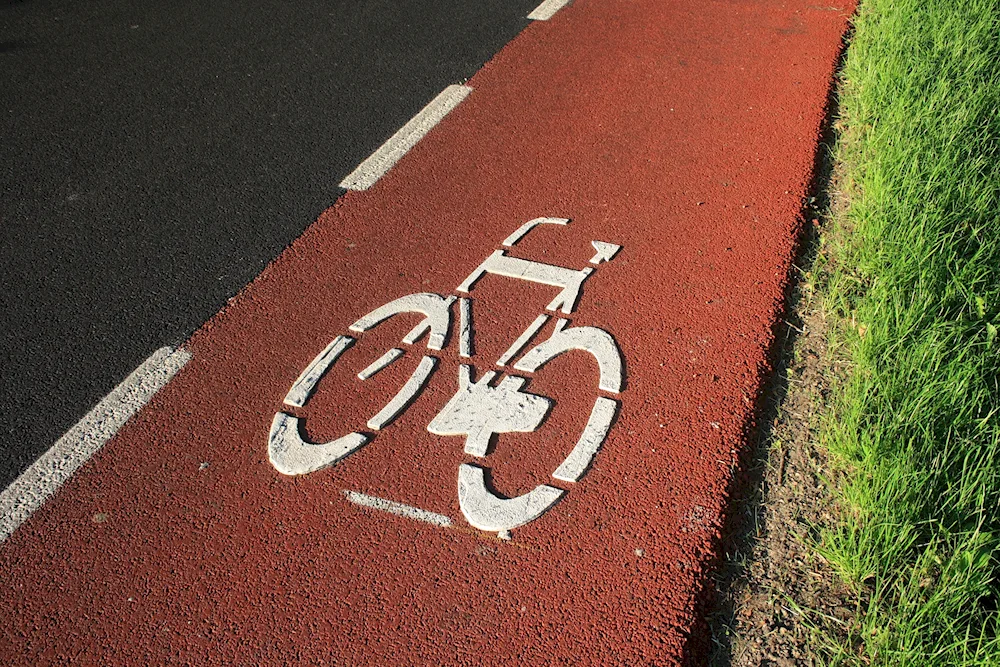 Bike lane signs