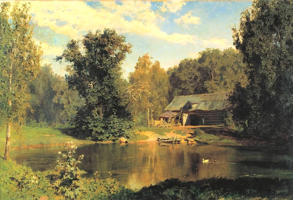 Polenov pond in Abramtsevo 1883