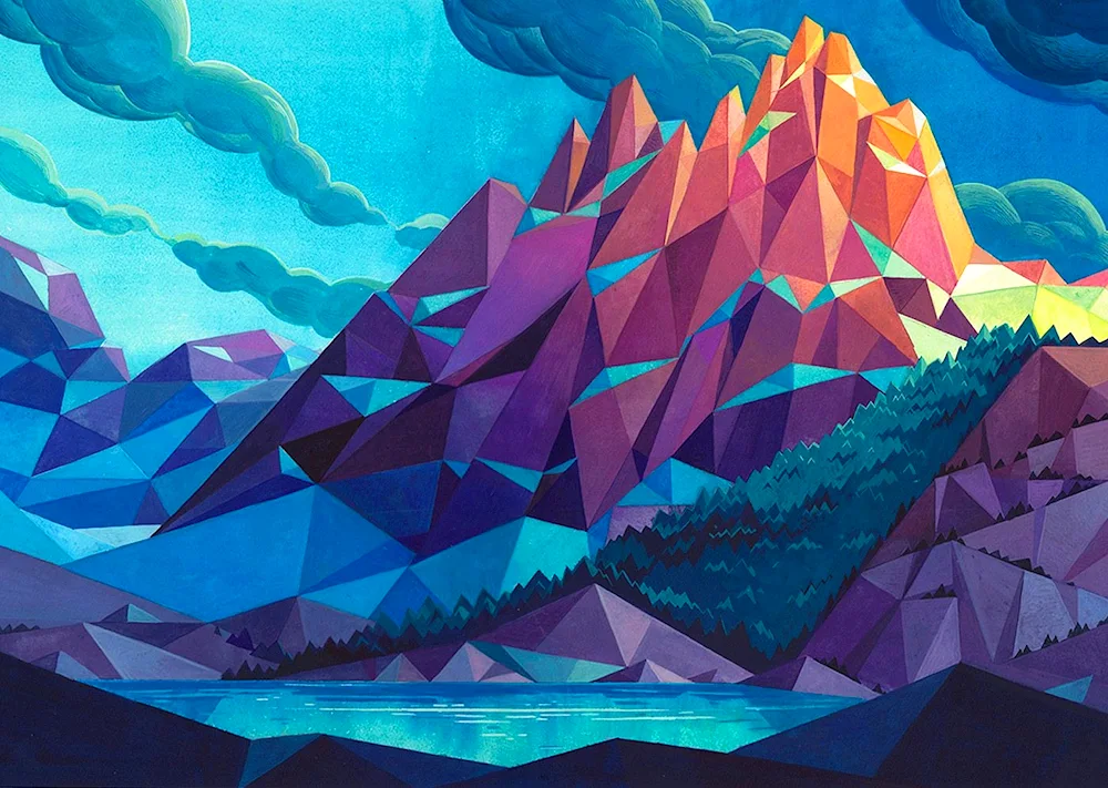 Polygonal paintings