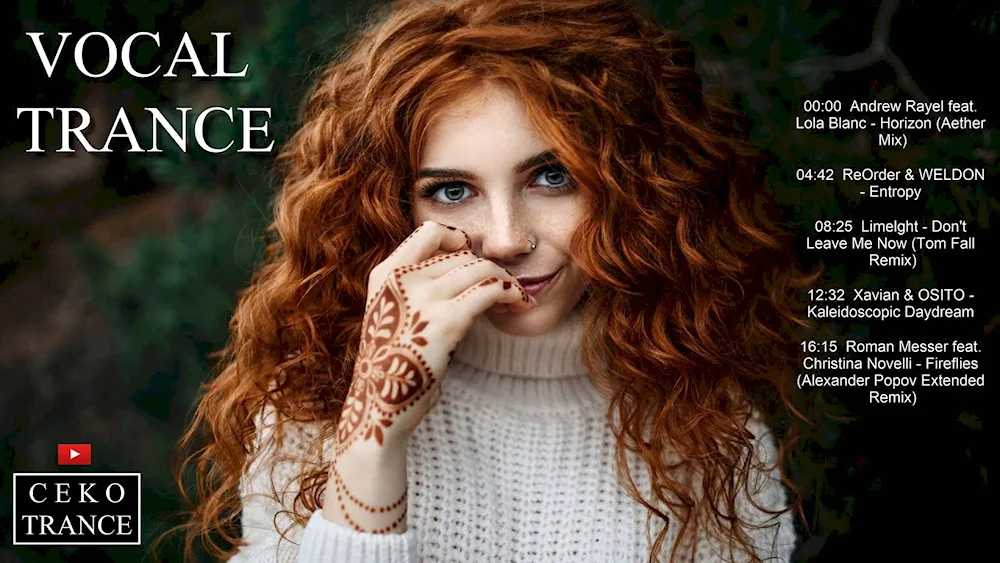 Polina Belyavina redhead curly hair