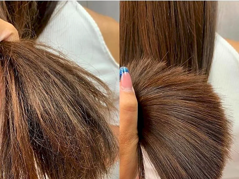Polishing hair