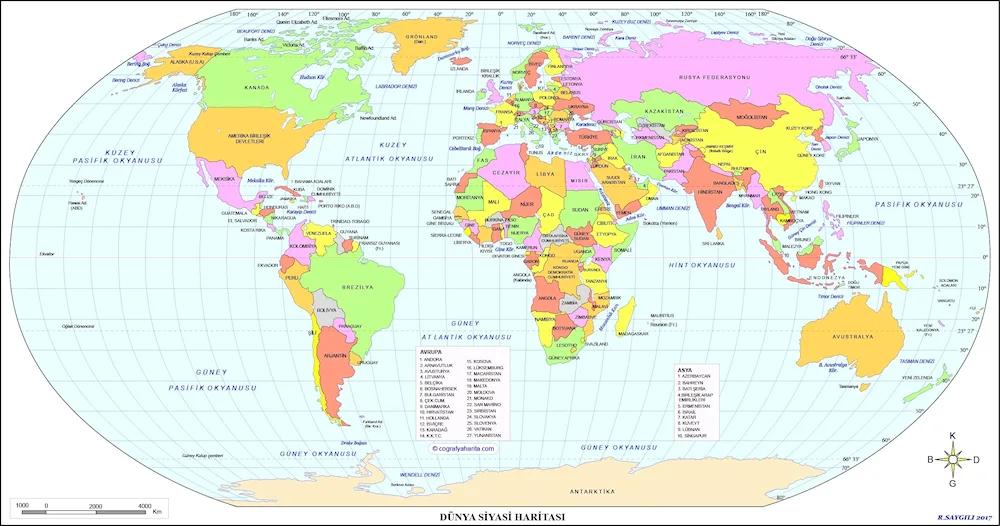 Map of the world