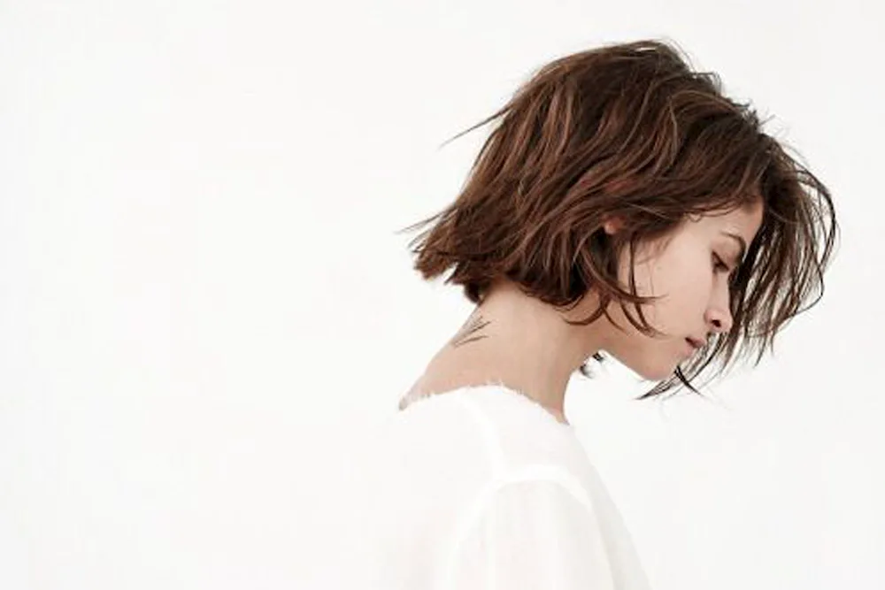 Full girls with short haircut Aesthetics