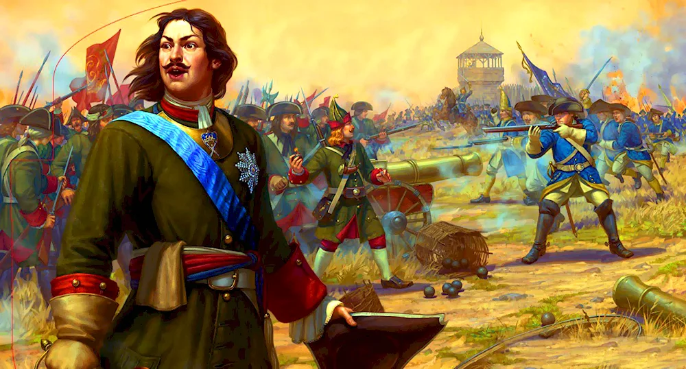 Battle of Poltava Peter