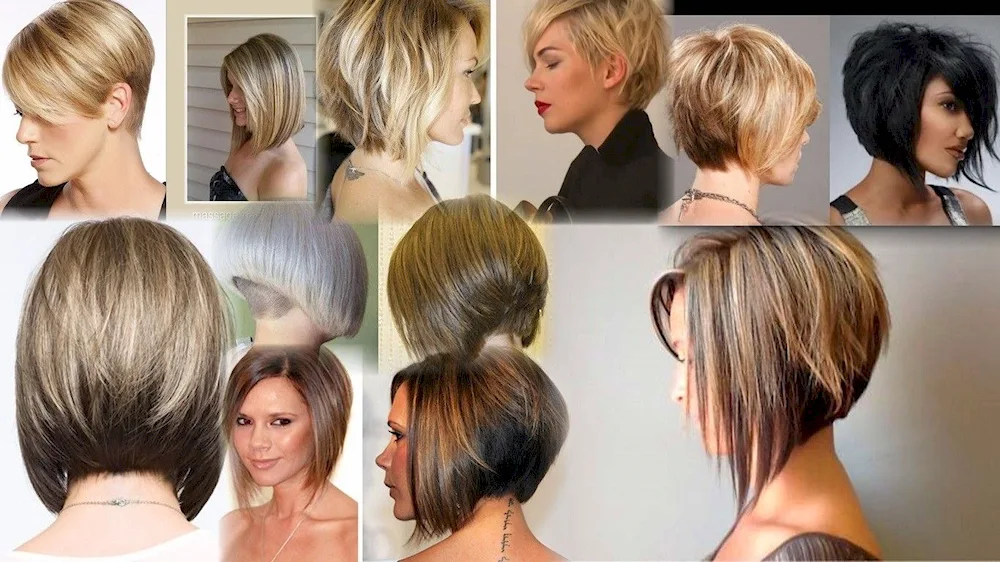 Half bob haircut