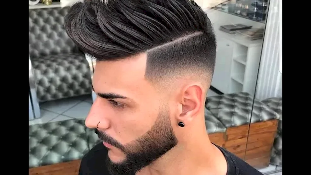 Pompadour fade