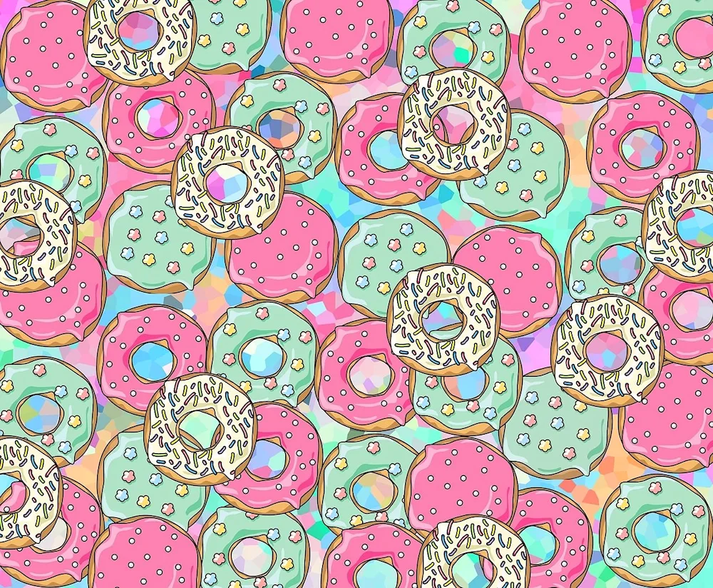 Doughnuts background