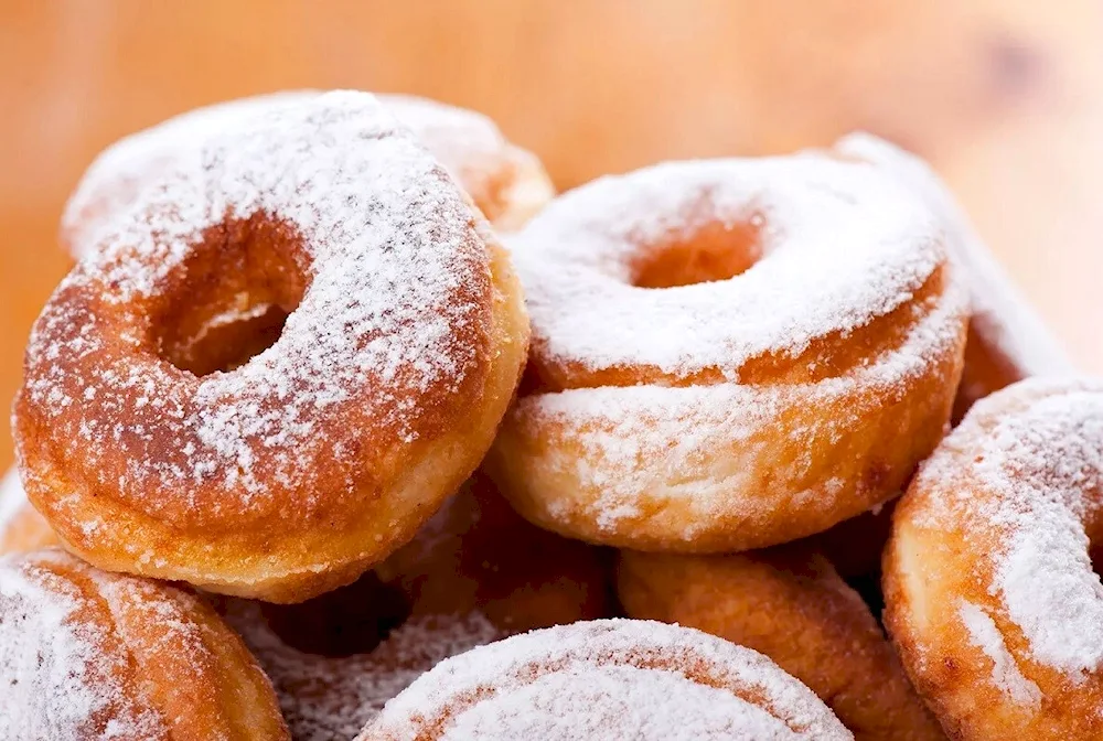 Powdered doughnuts