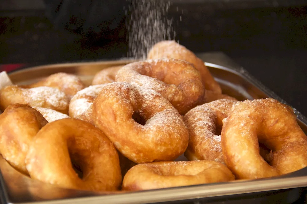 Fried doughnuts