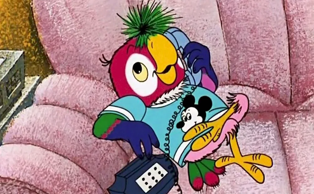 Kesha the Parrot cartoon