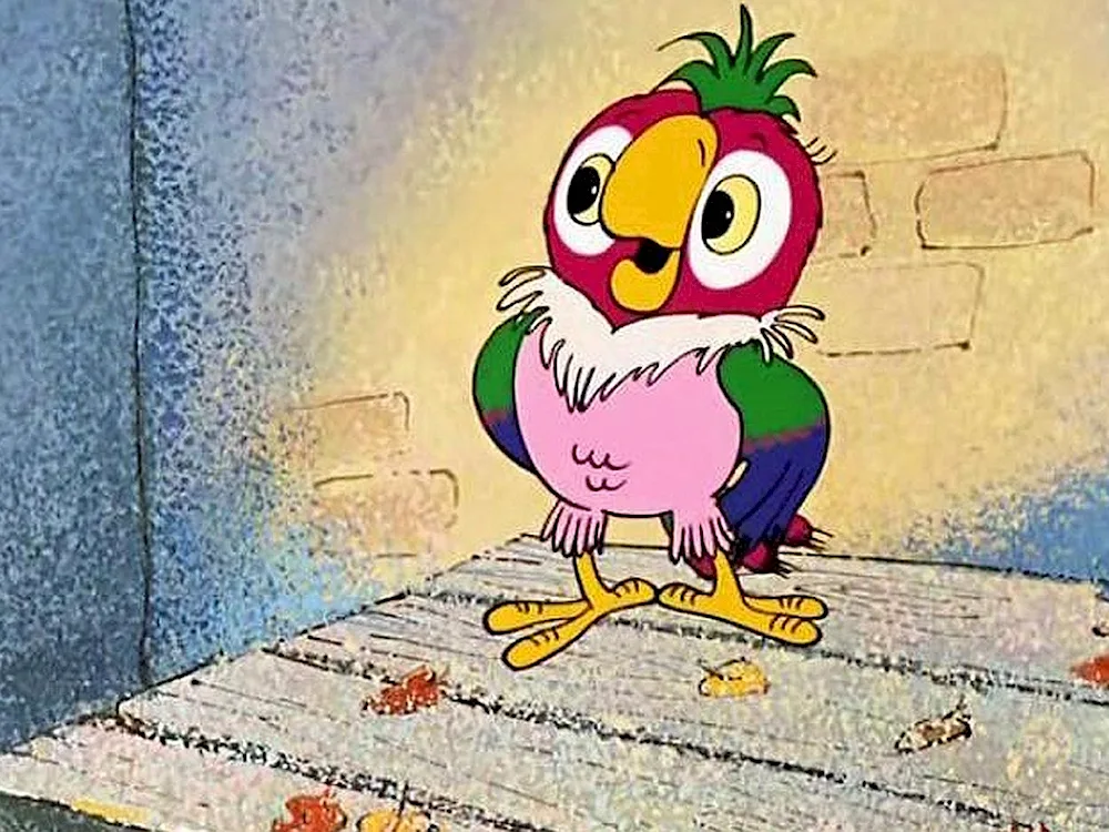 Kesha the Parrot cartoon