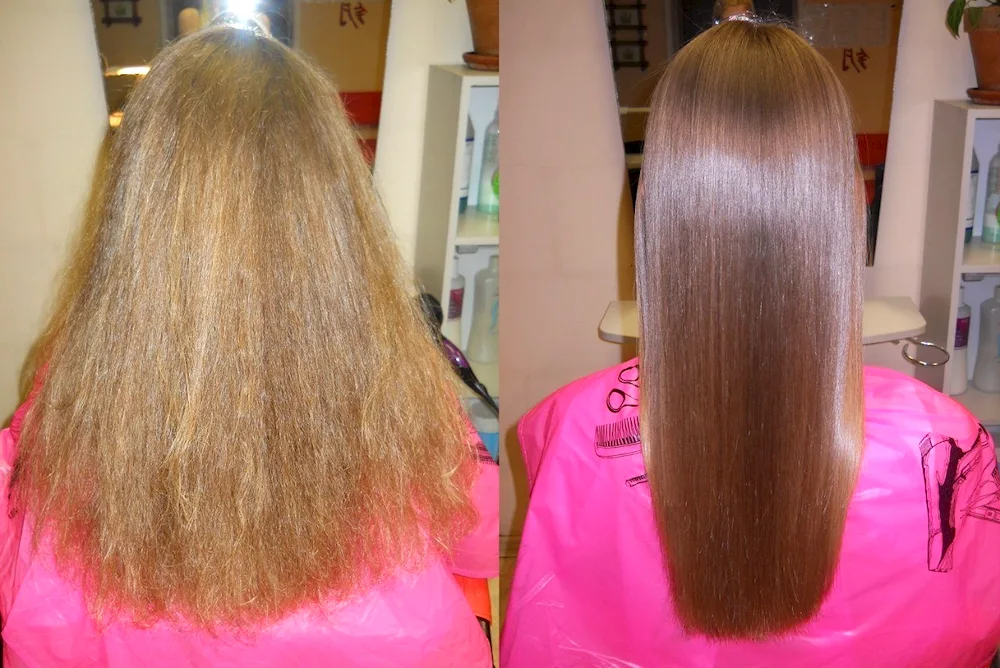 Fluffy girl's hair