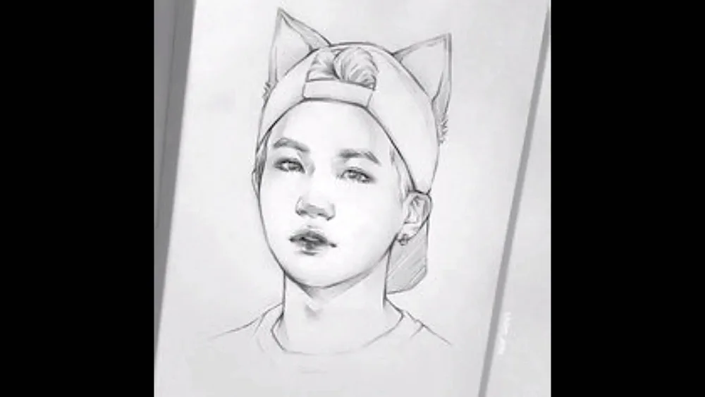 Portrait of BTS Shuga