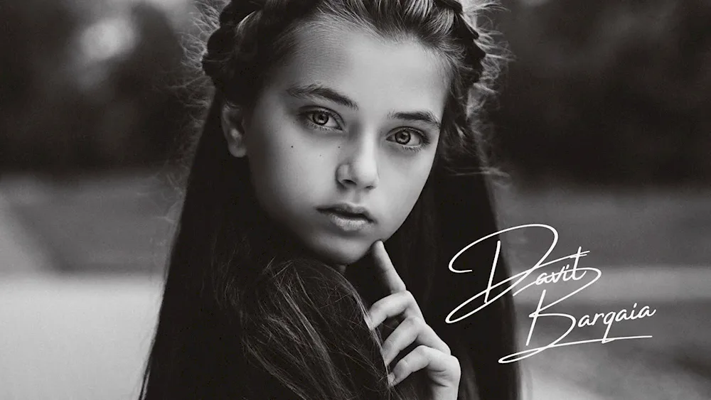 Girl with white braids