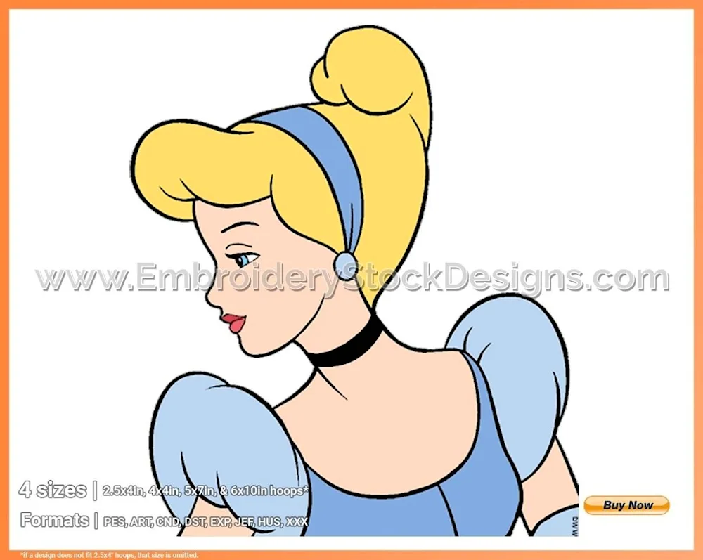 Cinderella step by step drawing