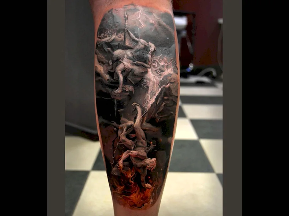 Poseidon tattoo