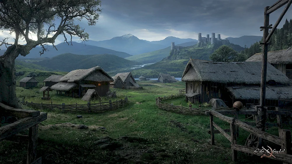 Viking village concept- art