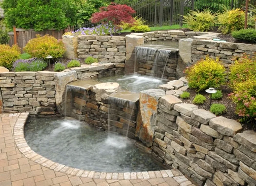 Construction Cascade Waterfall Decorat