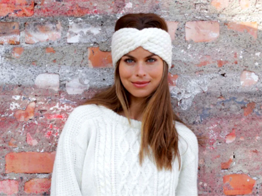 Knitted headband