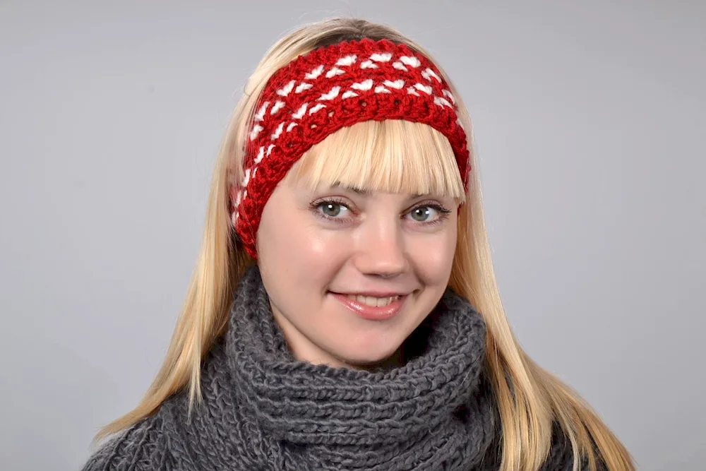 Knitted headband