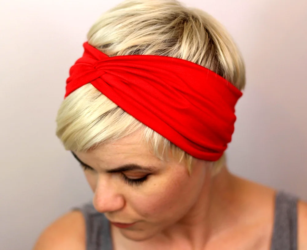 Headband on head