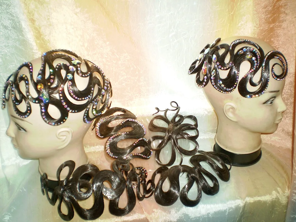 Headband for ballroom dancing