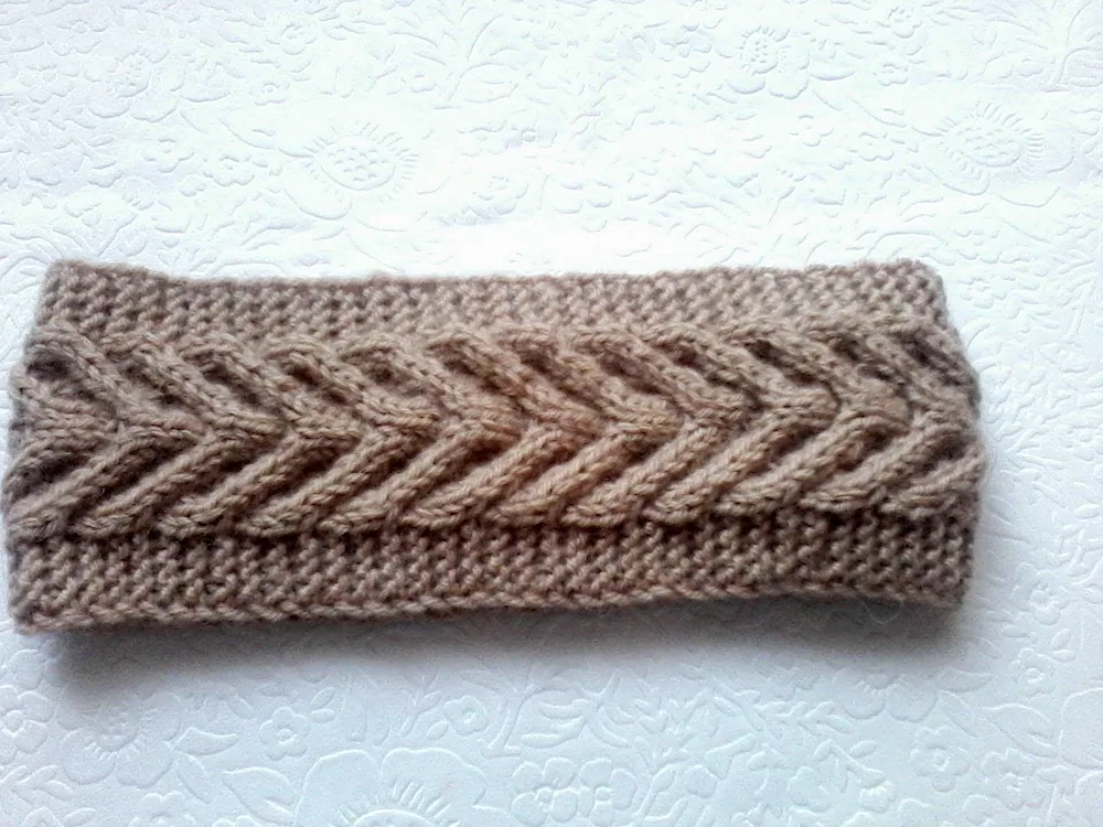 Knitted headband