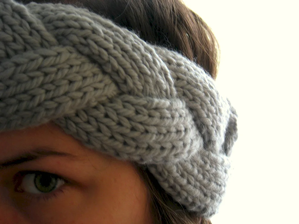 Knitted headband