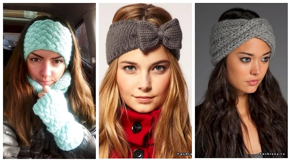 Knitted headband