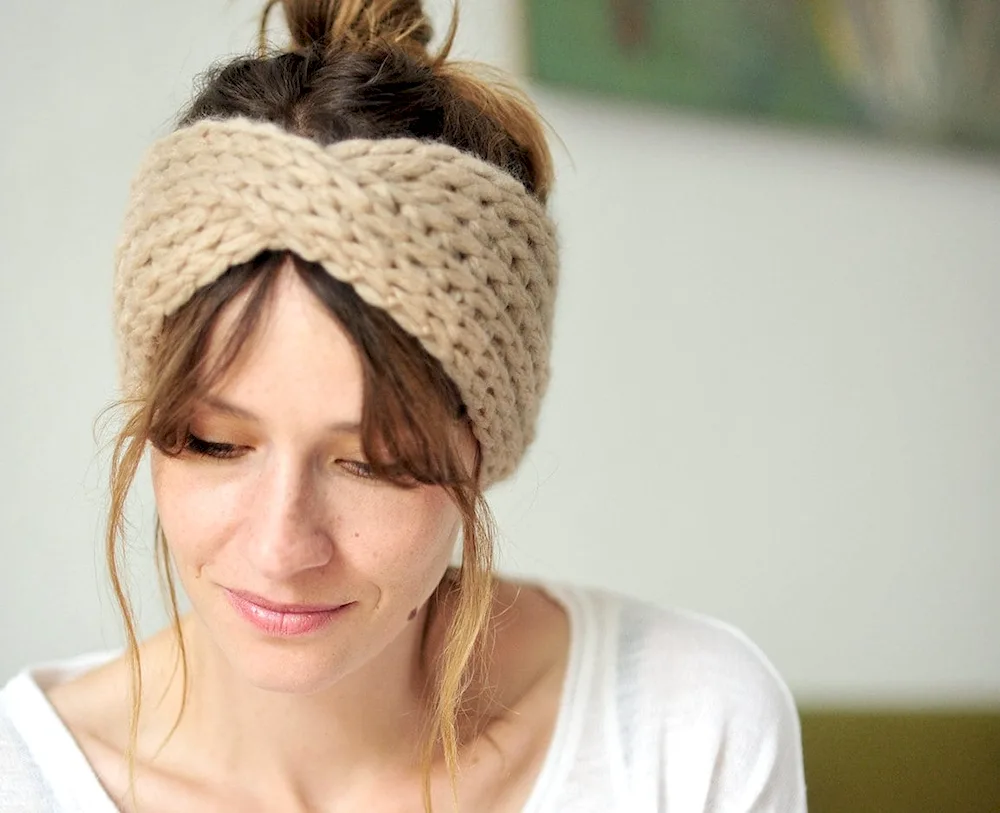 Knitted headband