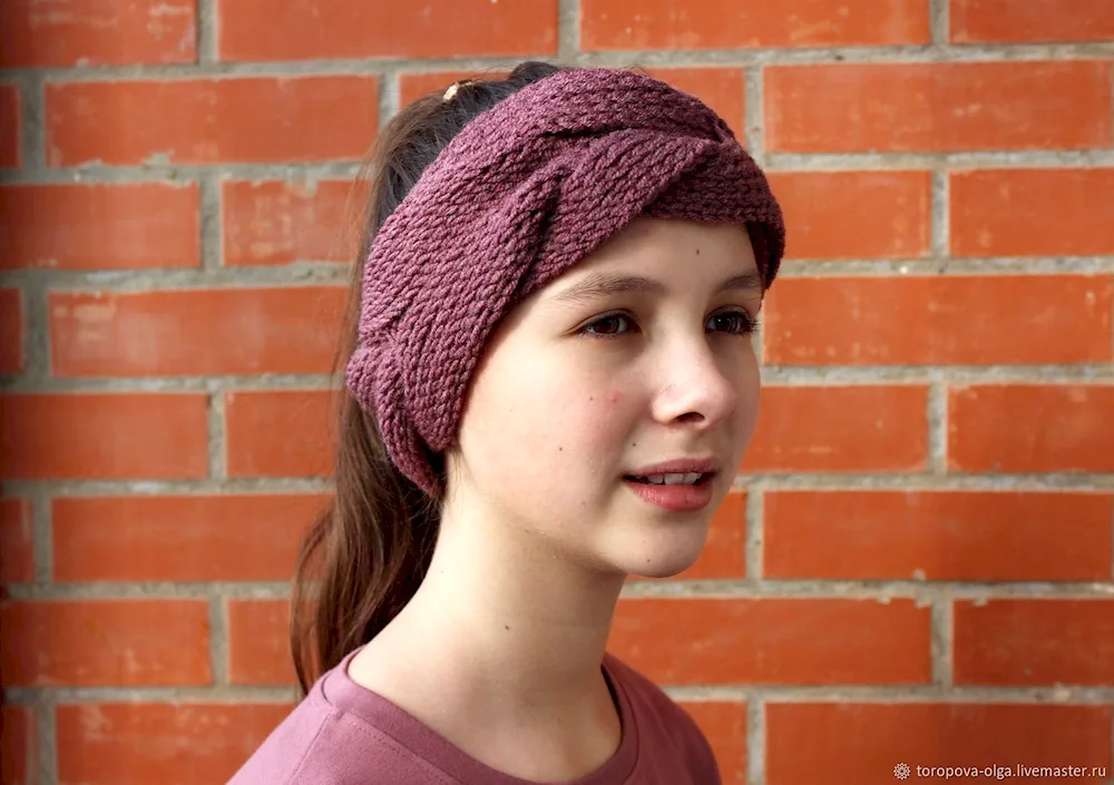 Knitted headband