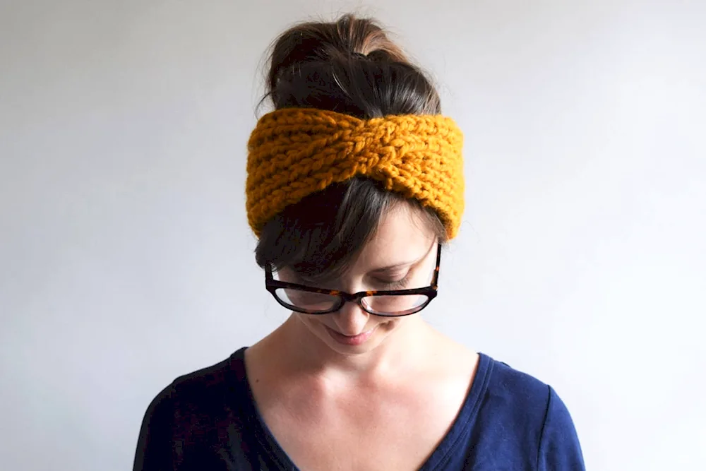 Knitted headband